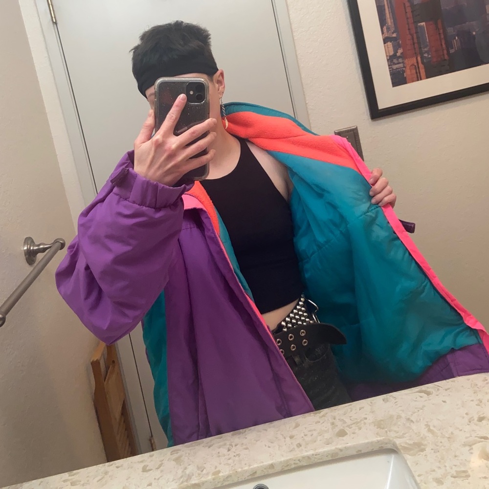 Vintage 90s Sub Zero Neon Jacket